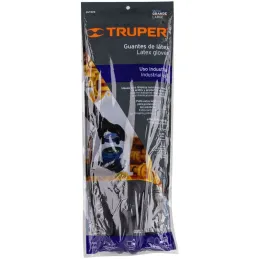 Guantes de Latex Talla G puños extralargo uso industrial Truper 14269 Truper-Guantes de Latex Talla G puños extralargo uso indus