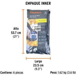 Guantes de Latex Talla M puños extralargo uso industrial Truper 14268 Truper-Guantes de Latex Talla M puños extralargo uso indus