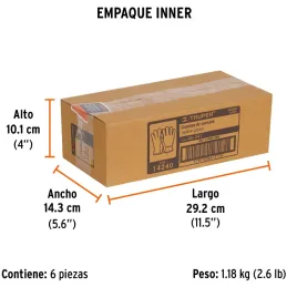 Guantes de Carnaza Talla M puño largo ajustado, para Construccion y manejo de abrasivos, GU-CACE 14240 Truper Truper-Guantes de 