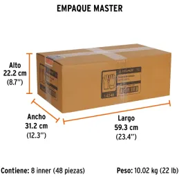 Guantes de Carnaza Talla M puño largo ajustado, para Construccion y manejo de abrasivos, GU-CACE 14240 Truper Truper-Guantes de 