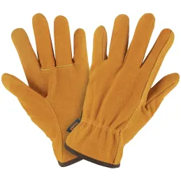 Guantes de Carnaza Talla CH puño corto ajustado, para Construccion y manejo de abrasivos, GU-CACE-C 15248 Truper Truper-Guantes 