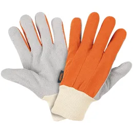 Guantes de Carnaza Unitalla ligera puño tejido, para trabajos Ligeros o Jardineria, GU-PAY 14244 Truper Truper-Guantes de Carnaz