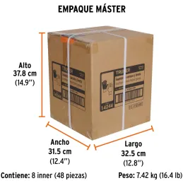 Guantes de Carnaza Unitalla ligera puño tejido, para trabajos Ligeros o Jardineria, GU-PAY 14244 Truper Truper-Guantes de Carnaz