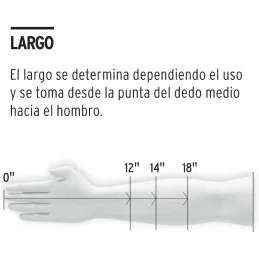 Guantes de Carnaza Unitalla Premium puño largo de seguridad, forro interno, para soldador, GU-SOL 15246 Truper Truper-Guantes de