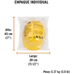 Casco de Seguridad Amarillo AjusteRatchet 2200V Truper 14294 Truper-Casco de Seguridad Amarillo AjusteRatchet 2200V Truper 14294