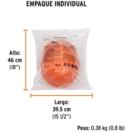 Casco de Seguridad Naranja AjusteRatchet 2200V Truper 14292 Truper-Casco de Seguridad Naranja AjusteRatchet 2200V Truper 14292 F