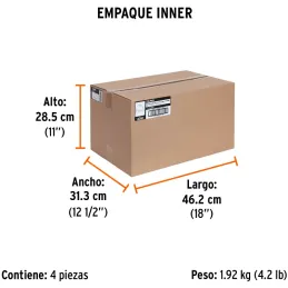 Casco de Seguridad Naranja AjusteRatchet 2200V Truper 14292 Truper-Casco de Seguridad Naranja AjusteRatchet 2200V Truper 14292 F