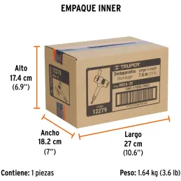 Destapacaños 7.6 m, Cable con alma de nylon, DECA-25 12279 Truper Truper-Destapacaños 7.6 m, Cable con alma de nylon, DECA-25 12