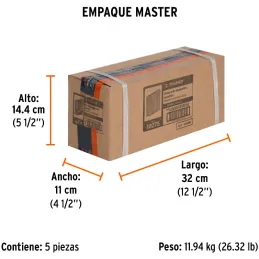 Grapas Corona 1/4" Calibre 18 L29mm Engrapadora Neumatica C5000u Truper 18275 Truper-Grapas Corona 1/4" Calibre 18 L29mm Engrapa