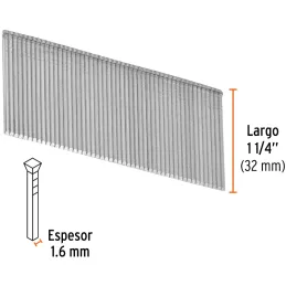 Clavos Calibre 16 L32mm CCabeza x2500u para Clavadora Neumaticas Truper 15012 Truper-Clavos Calibre 16 L32mm CCabeza x2500u para
