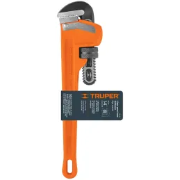 Llave Stilson 14" A38mm Industriales CrMolibdeno Truper 15838 Truper-Llave Stilson 14" A38mm Industriales CrMolibdeno Truper 158