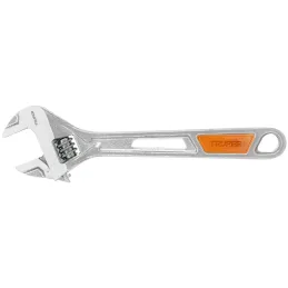 Llave Francesa 8" A1" ACromadas MangoPVC Truper 15510 Truper-Llave Francesa 8" A1" ACromadas MangoPVC Truper 15510 Forjado en ac