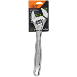 Llave Francesa 12" A1-5/8" Profesionales CrVanadio Cromadas Truper 15508 Truper-Llave Francesa 12" A1-5/8" Profesionales CrVanad