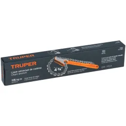 Llaves filtro de Aceite con Cadena Universal 4 3/4 L280 mm LLC-801 Truper 15515 Truper-Llaves filtro de Aceite con Cadena Univer