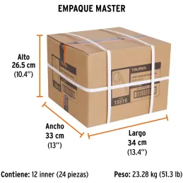 Llaves filtro de Aceite con Cadena Universal 4 3/4 L280 mm LLC-801 Truper 15515 Truper-Llaves filtro de Aceite con Cadena Univer