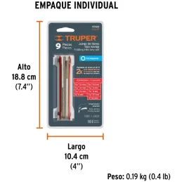 Juegos de 9 Llaves Allen Pulgadas TNavaja Truper 15566 Truper-Juegos de 9 Llaves Allen Pulgadas TNavaja Truper 15566 Fabricadas 