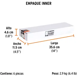 Llaves Boca Mixta 25mm Combinada CrVanadio ELarga Truper 15651 Truper-Llaves Boca Mixta 25mm Combinada CrVanadio ELarga Truper 1
