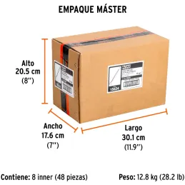 Llaves Boca Mixta 20mm Combinada CrVanadio ELarga Truper 15624 Truper-Llaves Boca Mixta 20mm Combinada CrVanadio ELarga Truper 1