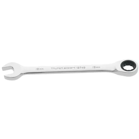 Llaves Boca Mixta Ratchet 19mm ACrVanadio Truper 15749 Truper-Llaves Boca Mixta Ratchet 19mm ACrVanadio Truper 15749 Fabricada e