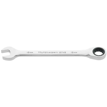 Llaves Boca Mixta Ratchet 18mm ACrVanadio Truper 15748 Truper-Llaves Boca Mixta Ratchet 18mm ACrVanadio Truper 15748 Fabricada e