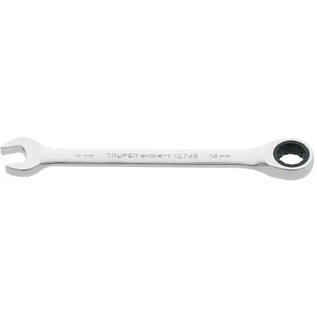 Llaves Boca Mixta Ratchet 14mm ACrVanadio Truper 15746 Truper-Llaves Boca Mixta Ratchet 14mm ACrVanadio Truper 15746 Fabricada e