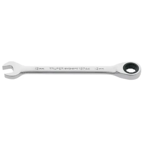 Llaves Boca Mixta Ratchet 12mm ACrVanadio Truper 15744 Truper-Llaves Boca Mixta Ratchet 12mm ACrVanadio Truper 15744 Fabricada e