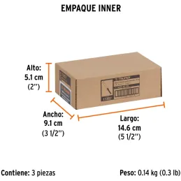 Fresas Recta de dos Filos 5/8" x20mm Truper 11457 Truper-Fresas Recta de dos Filos 5/8" x20mm Truper 11457 Cuerpo de acero al cr