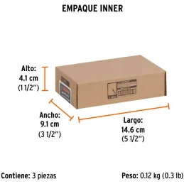 Fresas Recta de dos Filos 5/16" x25mm Truper 11454 Truper-Fresas Recta de dos Filos 5/16" x25mm Truper 11454 Cuerpo de acero al 