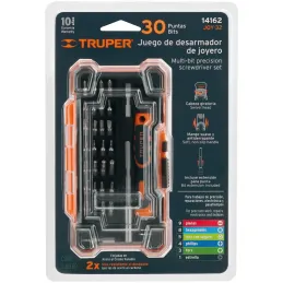 Desarmadores Juegos 30 Puntas MAluminio electronica Presicion Truper 14162 Truper-Desarmadores Juegos 30 Puntas MAluminio electr