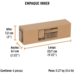 Broca Mecha Plana 5/16" x15cm Z1/4 Truper 11363 Truper-Broca Mecha Plana 5/16" x15cm Z1/4 Truper 11363 Punta triscada 2X mayor v