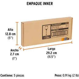 Brocas SDS Plus 5/8" x8" Concreto Truper 11284 Truper-Brocas SDS Plus 5/8" x8" Concreto Truper 11284 Para perforaciones en concr