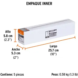 Brocas SDS Plus 9/16" x6" Concreto Truper 11273 Truper-Brocas SDS Plus 9/16" x6" Concreto Truper 11273 Para perforaciones en con