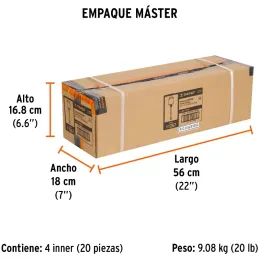 Brocas SDS Plus 3/4" x18" Concreto Truper 11267 Truper-Brocas SDS Plus 3/4" x18" Concreto Truper 11267 Para perforaciones en con