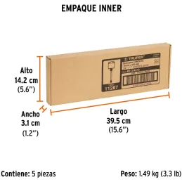 Brocas SDS Plus 3/4" x12" Concreto Truper 11287 Truper-Brocas SDS Plus 3/4" x12" Concreto Truper 11287 Para perforaciones en con