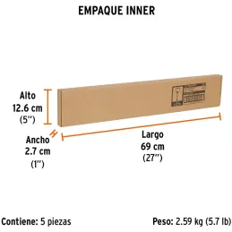 Brocas SDS Plus 5/8" x24" Concreto Truper 11276 Truper-Brocas SDS Plus 5/8" x24" Concreto Truper 11276 Para perforaciones en con