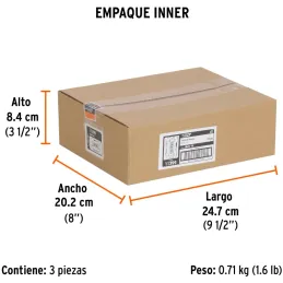 Juego de Brocas para metal 10 Piezas de Alta Velocidad Turbo Steel, JBAV-10 11399 Truper Truper-Juego de Brocas para metal 10 Pi