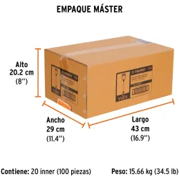 Brocas SDS Plus 7/16" x12" Concreto Truper 11271 Truper-Brocas SDS Plus 7/16" x12" Concreto Truper 11271 Para perforaciones en c