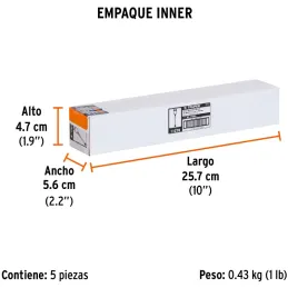 Brocas SDS Plus 7/16" x6" Concreto Truper 11278 Truper-Brocas SDS Plus 7/16" x6" Concreto Truper 11278 Para perforaciones en con