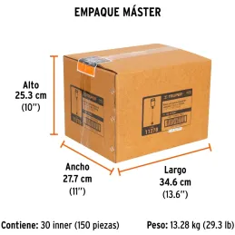 Brocas SDS Plus 7/16" x6" Concreto Truper 11278 Truper-Brocas SDS Plus 7/16" x6" Concreto Truper 11278 Para perforaciones en con