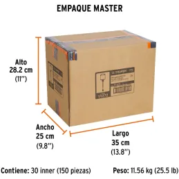 Brocas SDS Plus 3/8" x6" Concreto Truper 11272 Truper-Brocas SDS Plus 3/8" x6" Concreto Truper 11272 Para perforaciones en concr