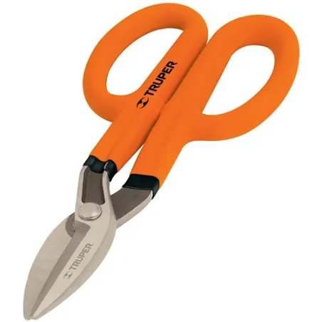  Tijeras para Hojalatero 8", en acero al carbono, mango vinil acoginado, TH-8 18500 Truper 22.033898 Tijera para Hojalatero 8", 