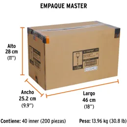 Brocas SDS Plus 5/16" x6" Concreto Truper 11269 Truper-Brocas SDS Plus 5/16" x6" Concreto Truper 11269 Para perforaciones en con