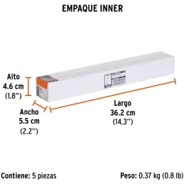 Brocas SDS Plus 1/4" x10" Concreto Truper 11266 Truper-Brocas SDS Plus 1/4" x10" Concreto Truper 11266 Para perforaciones en con