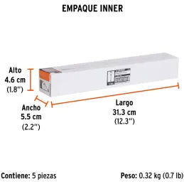 Brocas SDS Plus 1/4" x8" Concreto Truper 11265 Truper-Brocas SDS Plus 1/4" x8" Concreto Truper 11265 Para perforaciones en concr