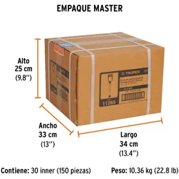 Brocas SDS Plus 1/4" x8" Concreto Truper 11265 Truper-Brocas SDS Plus 1/4" x8" Concreto Truper 11265 Para perforaciones en concr