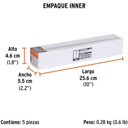 Brocas SDS Plus 1/4" x6" Concreto Truper 11264 Truper-Brocas SDS Plus 1/4" x6" Concreto Truper 11264 Para perforaciones en concr