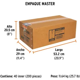 Brocas SDS Plus 1/4" x6" Concreto Truper 11264 Truper-Brocas SDS Plus 1/4" x6" Concreto Truper 11264 Para perforaciones en concr