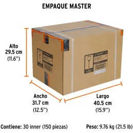 Brocas SDS Plus 3/16" x8" Concreto Truper 11261 Truper-Brocas SDS Plus 3/16" x8" Concreto Truper 11261 Para perforaciones en con