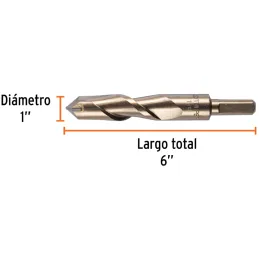 Brocas Concreto 1" x6" ZP3-1/2 Truper 11254 Truper-Brocas Concreto 1" x6" ZP3-1/2 Truper 11254 Cuerpo de acero al cromo que ofre