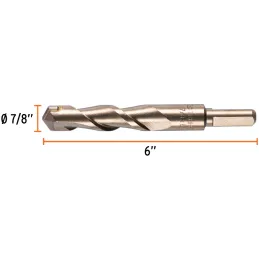 Brocas Concreto 7/8" x6" ZP3-1/2 Truper 11248 Truper-Brocas Concreto 7/8" x6" ZP3-1/2 Truper 11248 Cuerpo de acero al cromo que 